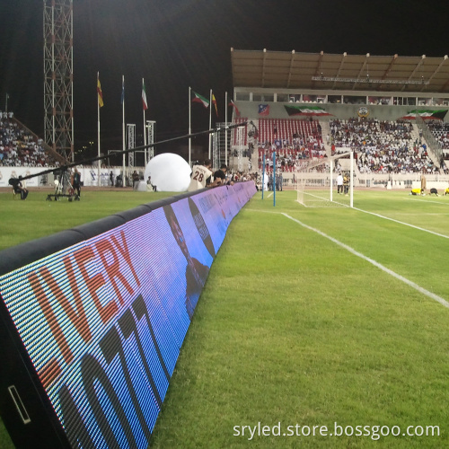 Outdoor LED Video Wall Panels for Football Stadium Perimeters: A Tool for Digital Advertising